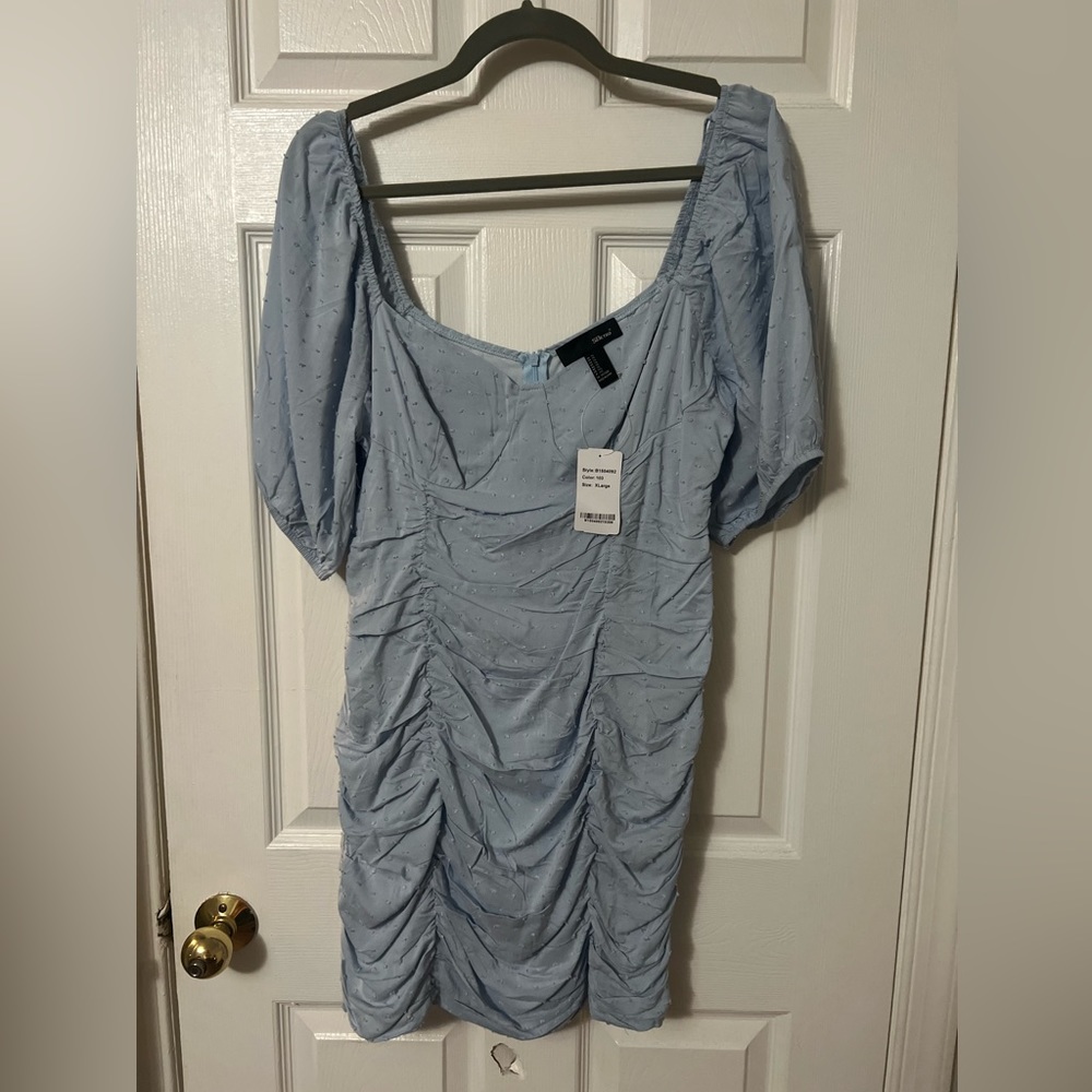 Blue Mini Dress